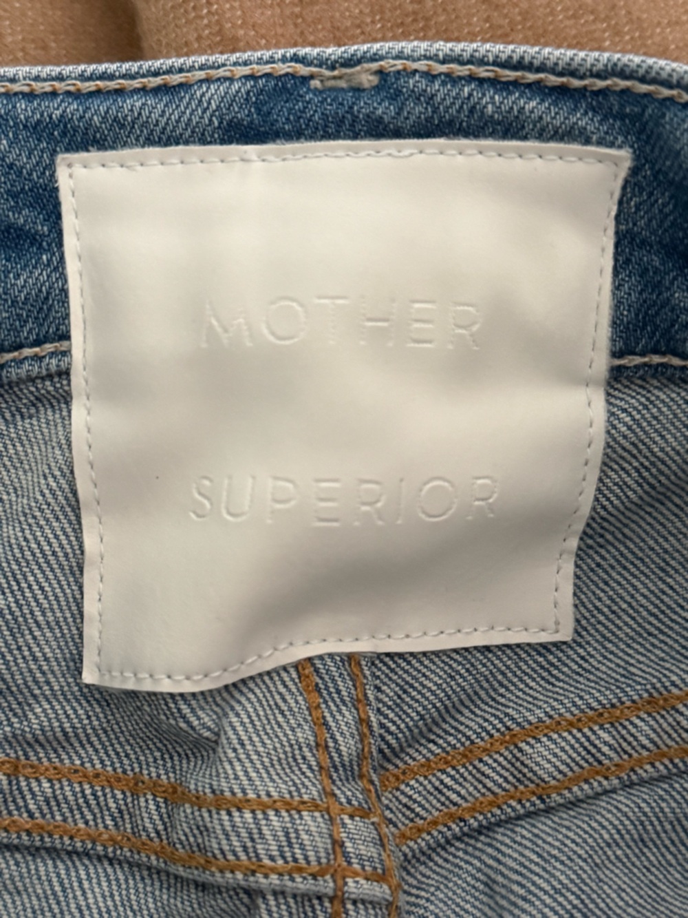 Mother Superior The Tomcat Jeans in Light Wash - Picture 4 of 5